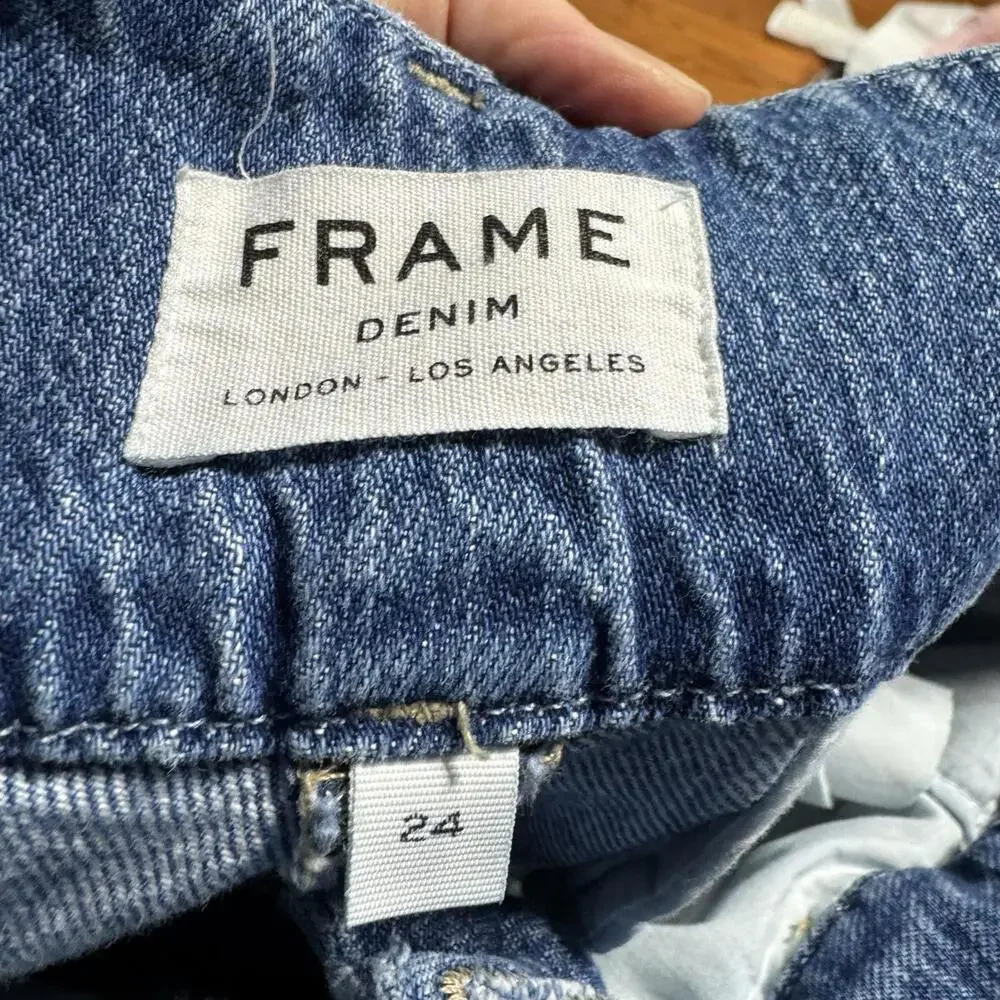FRAME Marigold High-Rise‎ Wide-Leg Jeans - Picture 2 of 5